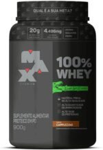 100% Whey (900g), Cappuccino, Max Titanium