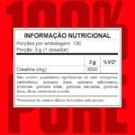 3VS Nutrition Creatina Monohidratada 300g 100% Pura - Imagem 2