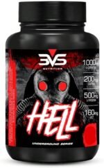 3VS Nutrition Termogênico Hell 120 Cápsulas A Combinação Perfeita De 7 Ingredientes Com Cafeína, L-carnitina, L-tirosina, Tcm, Picolinato De Cromo E Vitaminas