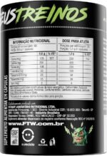 FTW Thermo Crazy Pote 60 Cáps Termogênico e Energia Cafeína e Taurina - Diabo Verde - Imagem 3