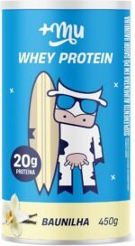 +Mu Pote Whey Concentrado Sabor Baunilha 20g Proteína - 450g