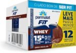 Parmalat Fit Bebida Proteica Chocolate 15g de Proteína 250mL – 12 Unidades