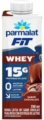 Parmalat Fit Bebida Proteica Chocolate 15g de Proteína 250mL – 12 Unidades - Imagem 2