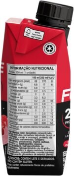 Piracanjuba ProForce 23g de Proteínas Zero Lactose Sabor Frutas Vermelhas - 12 Unidades de 250ml - Imagem 3
