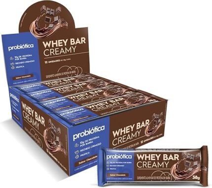 Probiótica Whey Bar Creamy - Probiotica Sabor Chocolate
